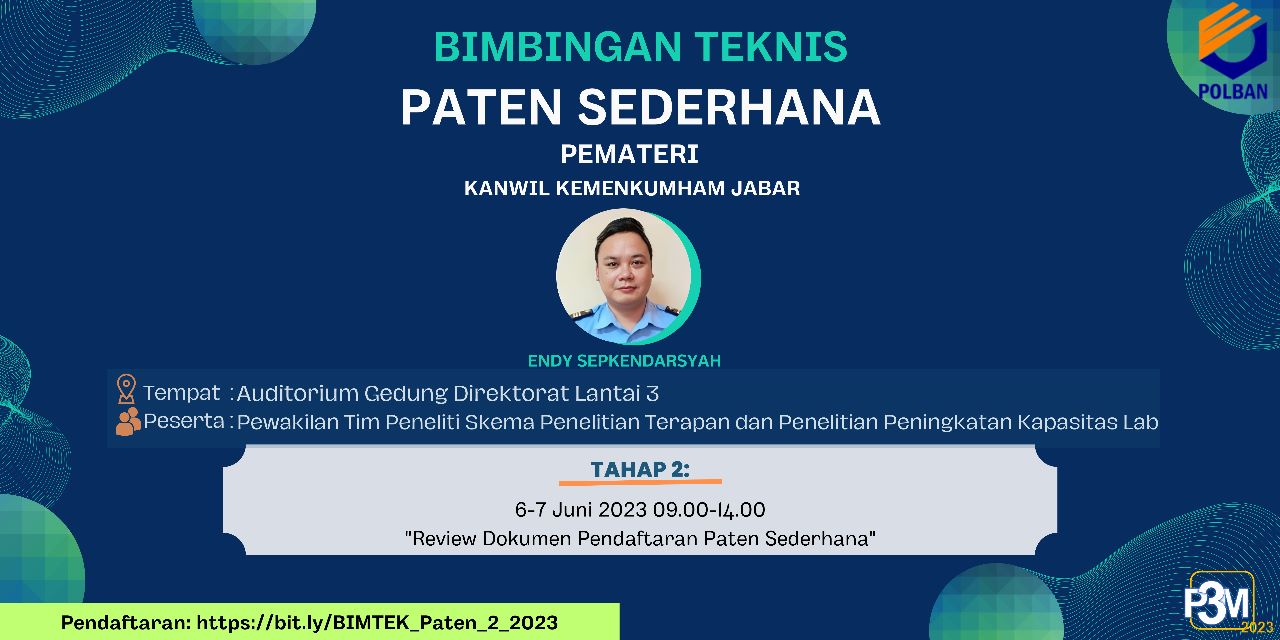 BIMTEK PATEN SEDERHANA TAHAP 2